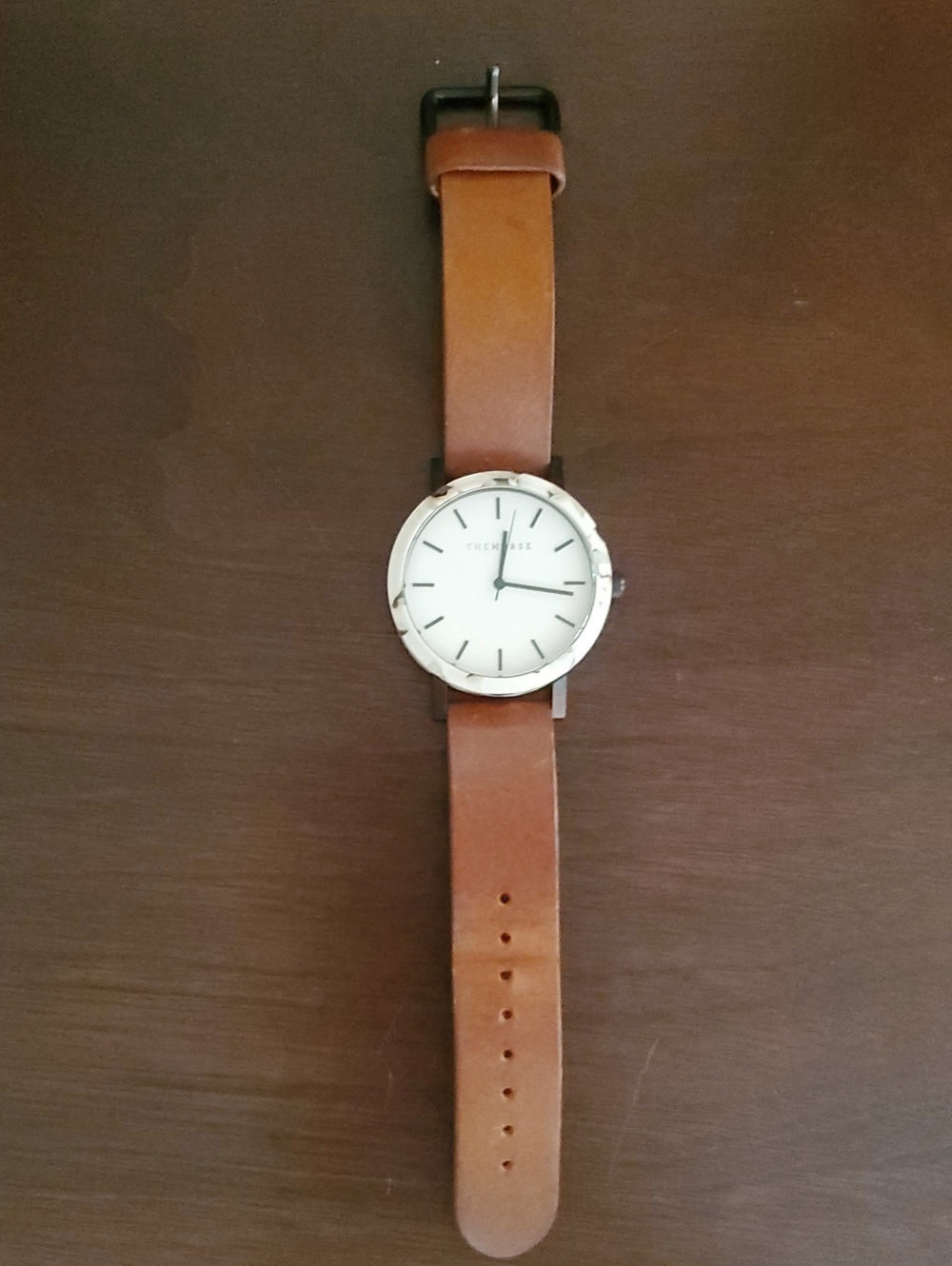The Horse Women's Brown Leather Strap Watch - Classic Minimalist Design